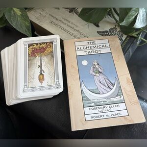 VERY RARE 1995 The Alchemical Tarot Deck - Robert Place Rosemary Ellen Guiley